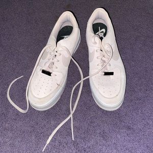 women’s pink platform air force ones